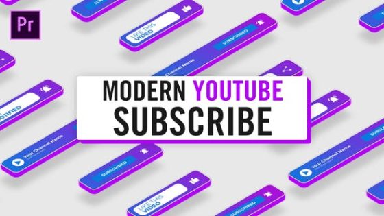 Videohive 33241185 Modern Youtube Subscribe