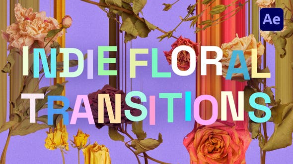 Videohive 40119568 Indie Floral Transitions