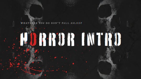 Videohive 39974051 Horror Intro