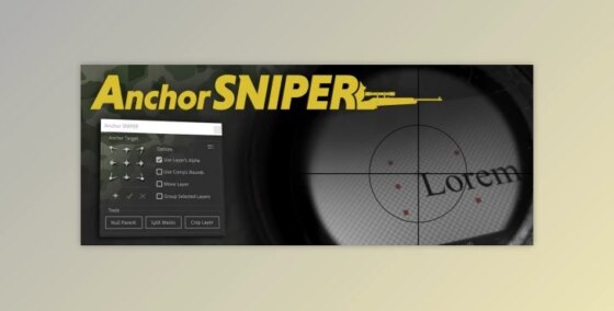Download Aescripts – Anchor Sniper v1.0 for After Effects