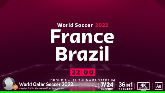 Videohive 40432645 World Soccer Qatar 2022