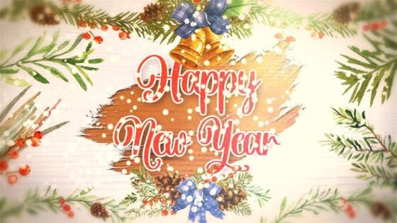 Videohive 42357354 New Year Wishes Titles