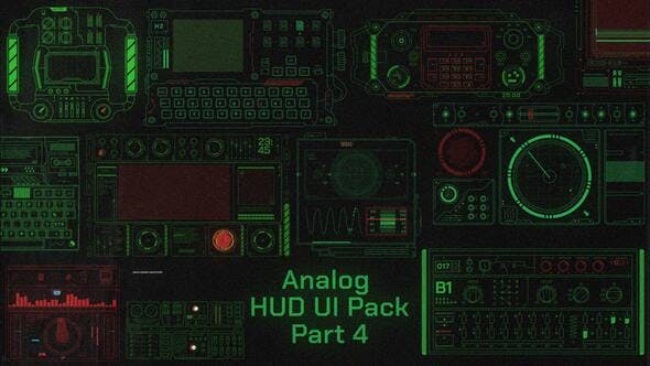 Videohive 44659944 Analog HUD UI Pack 4