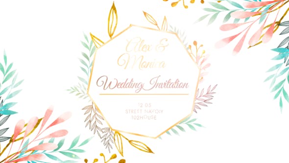 Videohive 44837797 Wedding Invitation Intro