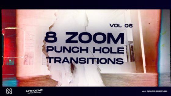 Videohive 44940751 Punch Hole Zoom Transitions Vol. 05