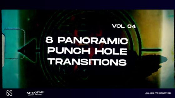 Videohive 44940807 Punch Hole Panoramic Transitions Vol. 04