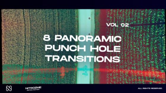 Videohive 44940797 Punch Hole Panoramic Transitions Vol. 02