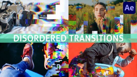 Videohive 44658920 Disordered Transitions for After Effects