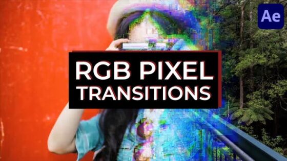 Videohive 44452835 RGB Pixel Transitions for After Effects