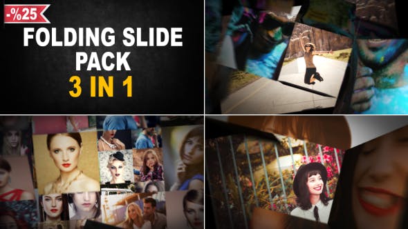 Videohive 21462532 Folding Slide Pack