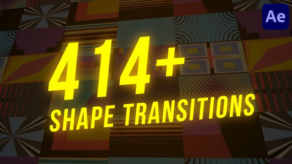 Videohive 45372489 414+ Shape Transitions for After Effects