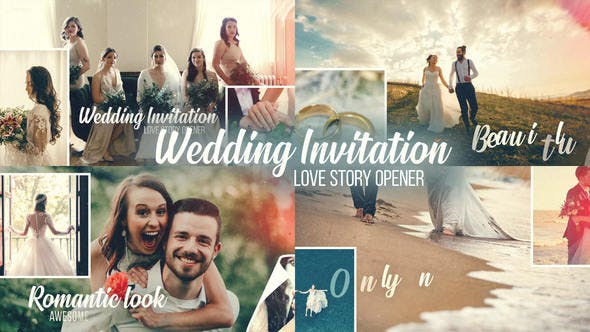 Videohive 45191524 Wedding Invitation – Slideshow Opener