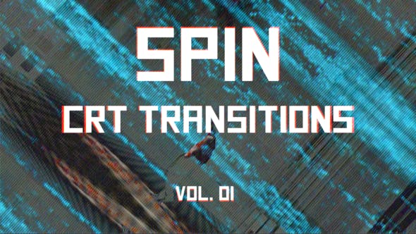 Videohive 46093811 CRT Spin Transitions Vol. 01