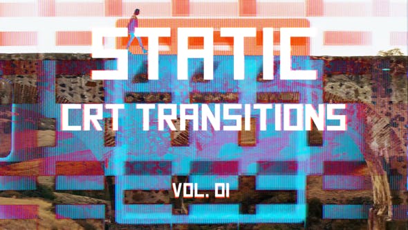 Videohive 46093760 CRT Static Transitions Vol. 01