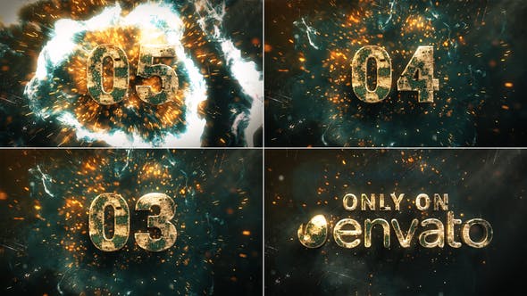 Videohive 44934729 Countdown // Powerful Countdown Opener