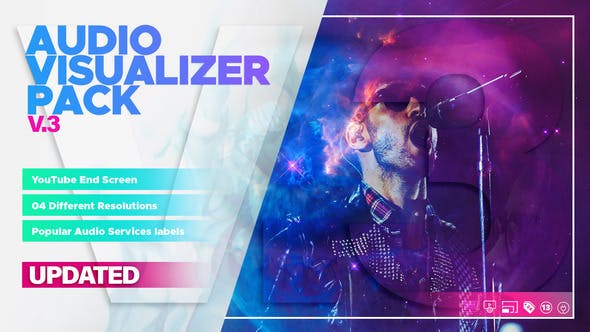 Videohive 24622655 Audio visualizer pack