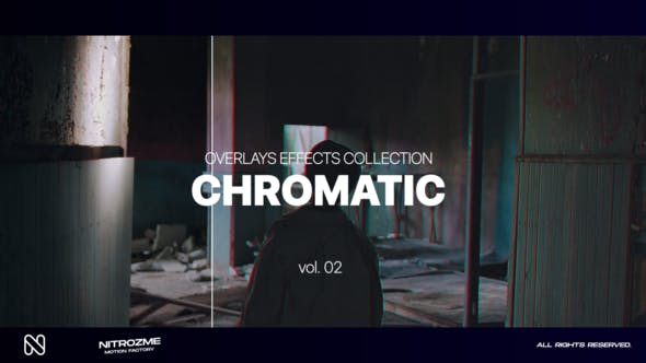 Videohive 46399958 Chromatic Effects Overlays Collection Vol. 02