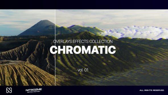 Videohive 46399936 Chromatic Effects Overlays Collection Vol. 01