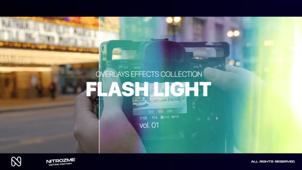 Videohive 46400065 Light Flash Effects Overlays Collection Vol. 01
