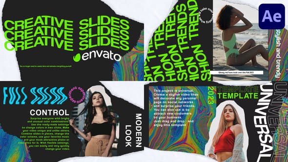 Videohive 46582720 Torn Creative Slideshow for After Effects