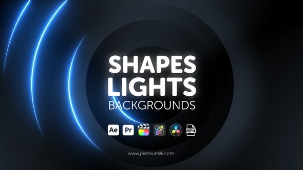 Videohive 46327985 Shapes Lights Backgrounds