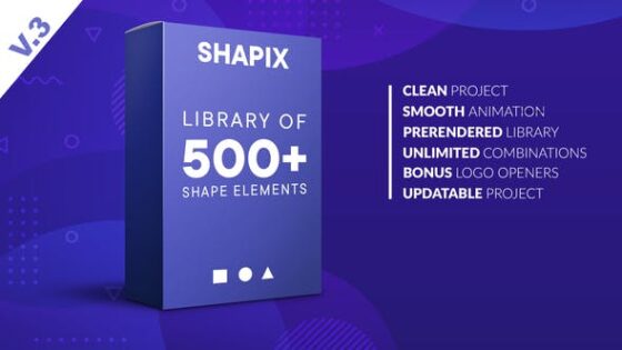 Videohive 14061002 Shapix – Shape Elements Pack
