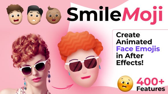 Videohive 44577116 SmileMoji – Emoji Face Rig