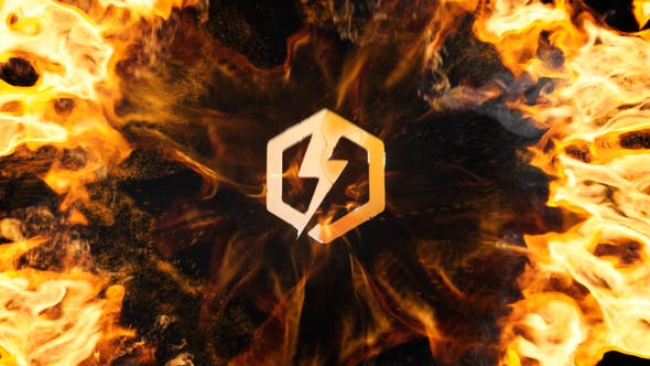 Videohive 47300509 Fire Explosion Logo