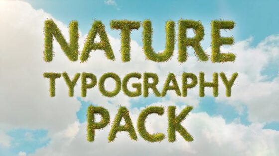 Videohive 46524814 Nature Typeface