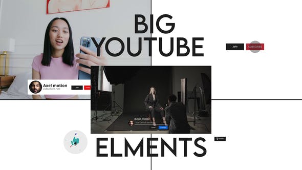 Videohive 47361067 Youtube Big Elements