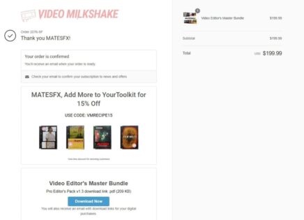Video Milkshake - VIDEO EDITOR'S MASTER BUNDLE