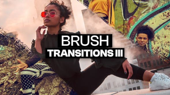 Videohive 47689580 20 Brush Transitions III