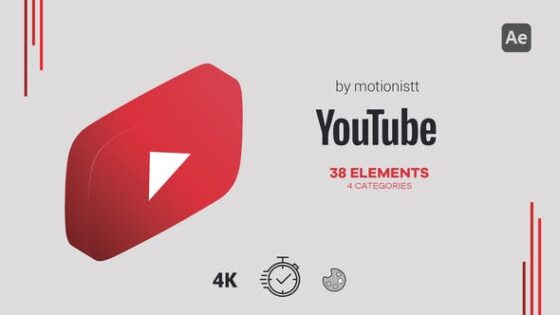 Videohive 47987402 Youtube Elements Pack