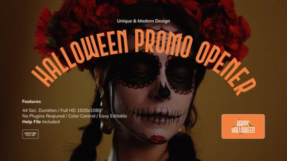 Videohive 48215171 Halloween Promo Opener