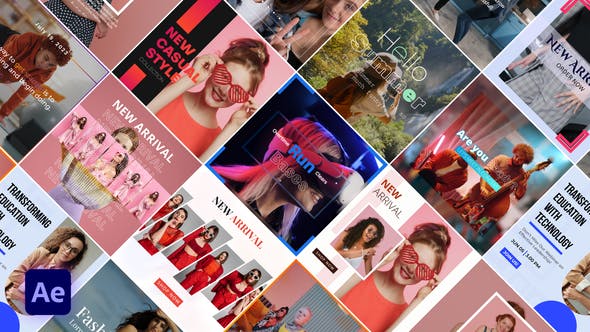 Videohive 47702621 DualColor Instagram Feed Post