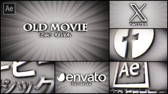Videohive 47596320 Old Movie and Classic TV Show Logo
