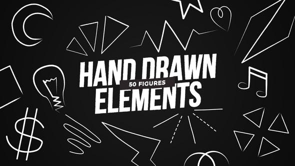 Videohive 48285058 Hand Drawn Elements