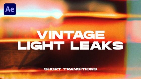 Videohive 48471527 Vintage Light Leaks Transitions