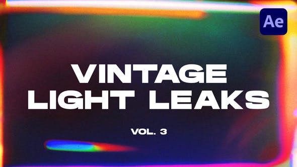 Videohive 48988419 Vintage Light Leaks Transitions VOL. 3