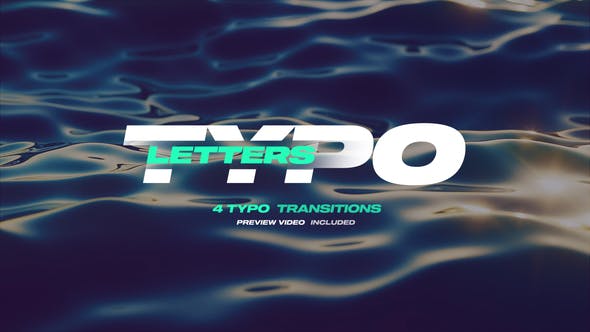 Videohive 49564077 Typo Transitions
