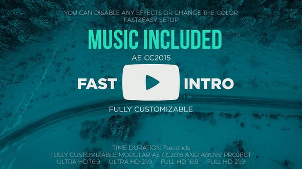 Videohive 21797779 Youtube Fast Intro