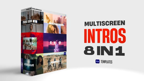 Videohive 50240740 Multiscreen Intros Pack