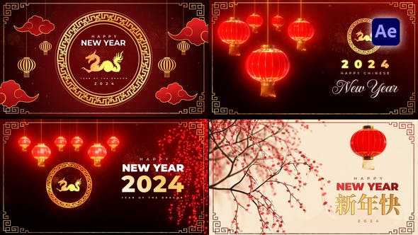 Videohive 50172078 Chinese New Year Greetings Pack