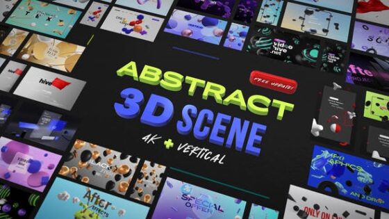 Videohive 50689439 Abstract 3D Scene