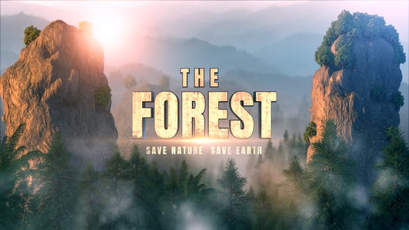 Videohive 50620122 The Forest I Title Opener