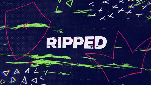 Videohive 48127285 Ripped Logo Intro