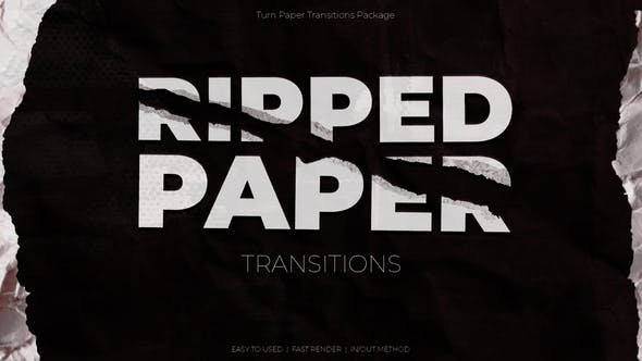 Videohive 50658535 Ripped Paper Transitions