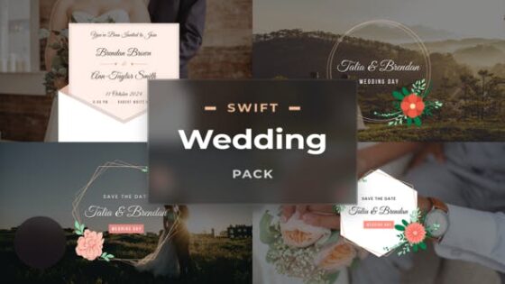 Videohive 50536865 Swift Wedding Pack – After-Effects Template