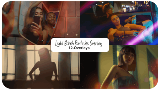 Videohive 51218820 Light Bokeh Particles Overlay