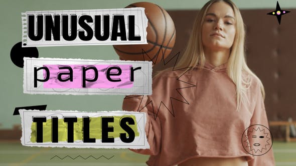 Videohive 51004317 Unusual Paper Titles